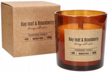 Lumânare parfumată cu fitil de lemn 40 ore