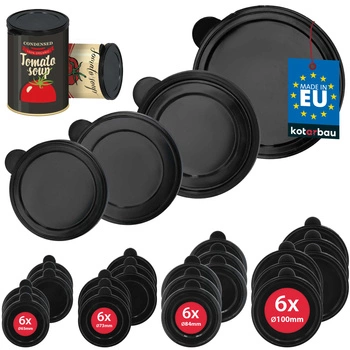 Capac pentru cutie capac 100/84/73/65 mm set 24 buc.