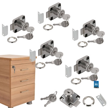 Încuietoare pătrată pentru mobilă de bar 40x40 - 5 buc.