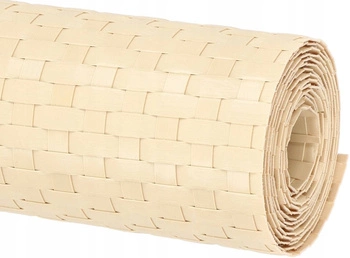 Rattan panou de gard din rattan scut 19x255 cm cremă kotarbau