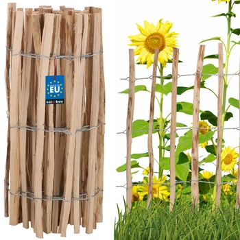 Hazel gard împrejmuire borduri palisadă ardezie 80 cm