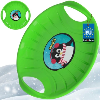 Sănii disc pentru alunecat pe zăpadă verde 60 cm