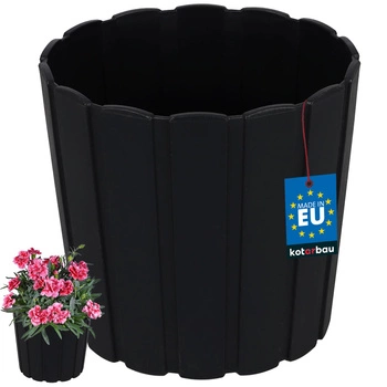 Ghiveci placutic antracit 4x13 cm