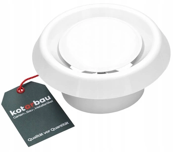 Anemostat universal de ventilație cu flanșă de 100 mm