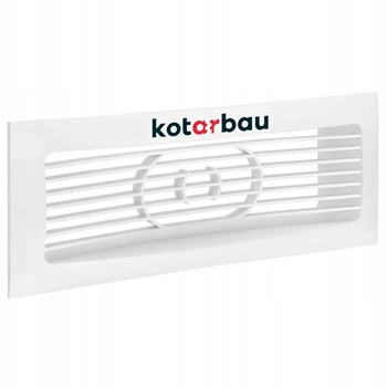 Grilă de ventilație capătul canalului de ventilație 204x60 mm