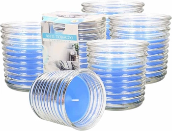 Set de lumânări parfumate borcan de sticlă 6 buc.