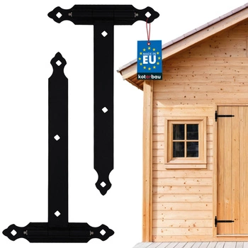 Balama fixă cu rulmenți cu bile pentru ușa de garaj 415 mm - 2 buc.