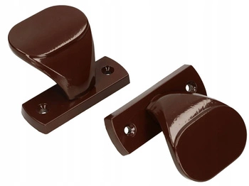 Mânere ușă 65, uși, porți, 2 bucăți - Culoare maro