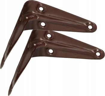 Cot pentru raft susținere 10x7,5 cm 2 buc. - Culoare maro