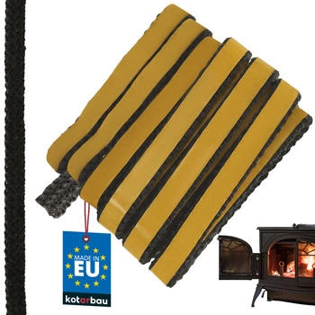 Bandă autoadezivă pentru etanșarea șemineului și sobei 15x3 mm 2,5 m