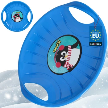 Sănii disc pentru alunecat pe zăpadă albastru 60 cm