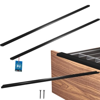 Mâner mobilier aluminiu negru mat 980/1000 mm set de 2 buc.