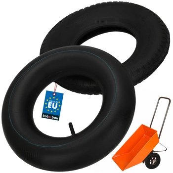 Anvelopă cu cameră interioară pentru cărucior roabe 4 pereți 40 cm