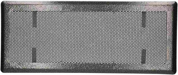 Grilaj ventilație șemineu metalic 16x45 cm – Culoare argintiu