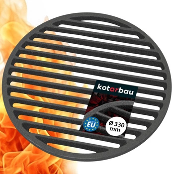 Grătar rotund din fontă pentru șemineu aragaz 330