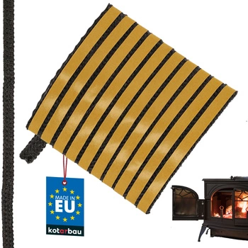 Bandă autoadezivă pentru etanșarea șemineului și sobei 10x2 mm 2,5 m