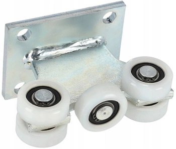 Cărucior cu 5 roți pentru porți fi 43 role fixe pentru porți