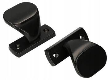 Mâner ușă complet 65 uși porți - 2 buc - Culoare negru