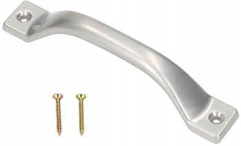 Antaba 140 mm mâner de cabinet argintiu