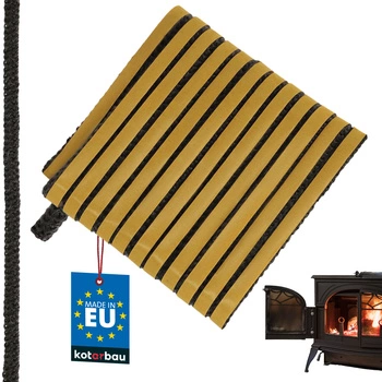 Bandă autoadezivă pentru etanșarea șemineului și sobei 8x4 mm 2,5 m