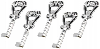 Cheie mobilier bar universală decorativă retro crom 54 mm set de 5 buc.