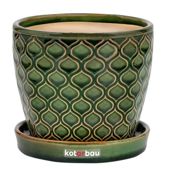 Ghiveci de plante din ceramică ⌀11 cm argint
