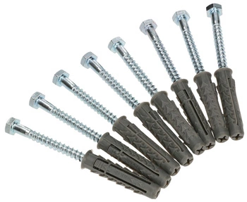 Dibluri montaj rapid 12x80 șuruburi set de 8 buc.