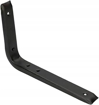 Colțar suport raft regali sub raft 140x200 mm - Culoare negru