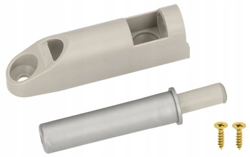 Amortizor cu adaptor pentru închidere silențioasă a dulapurilor - Culoare gri