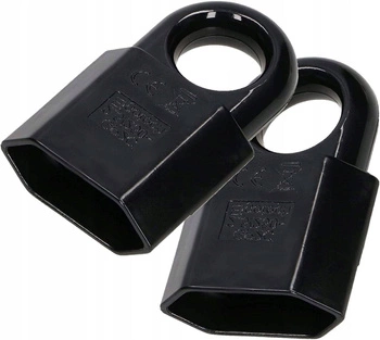 Priză portabilă cu mâner demontabilă b/u - 2 bucăți - Culoare neagră