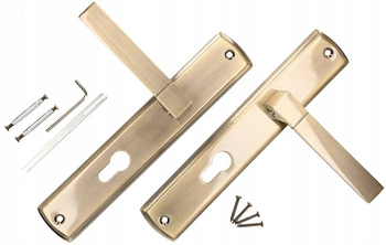 Mâner de ușă 72mm arbore lung pentru set de inserție