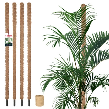 Țăruș pentru plante de nucă de cocos 140 cm x 32 mm set de 4 buc.