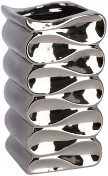 Vas ceramic vas de protecție 26 cm argint