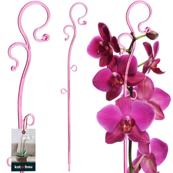 Suport de plante din plastic roz 39 cm