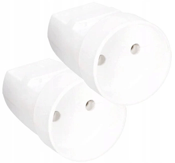 Priză demontabilă portabilă demontabilă fără împământare - 2 buc.