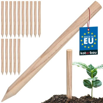 Tăruși din lemn fag geodezici pentru legume copaci 40 cm set de 15 buc.