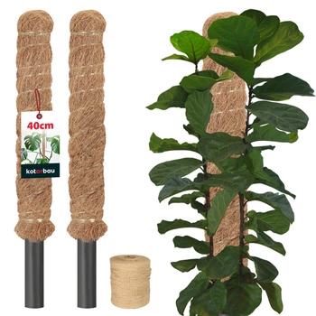 Țăruș pentru plante de nucă de cocos 40 cm x 25 mm set de 2 buc.