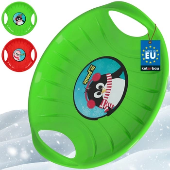 Sănii disc pentru alunecat pe zăpadă 60 cm set 2 buc.