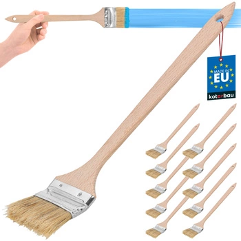 Perie radiator plată curbată mică îngustă 63 mm set de 10 buc.