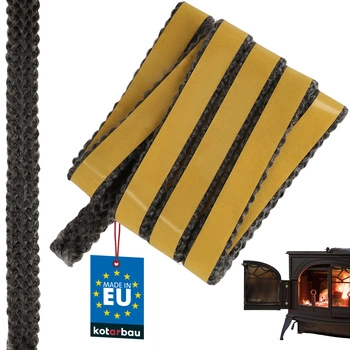 Bandă autoadezivă pentru etanșarea șemineului și sobei 20x5 mm 2,5 m