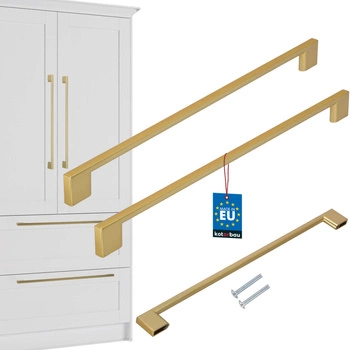 Mâner mobilier clasic modern aur mat 320 mm set de 2 buc.
