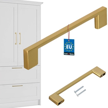 Bucătărie mobilier mâner clasic modern lung aur mat 128 mm