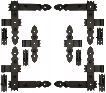 Hinjă unghiulară de 300 garaj pentru obloane - Culoare negru