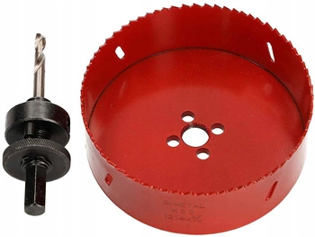 Ferăstrău de găurit bi-metal 121mm adaptor de frezare a coroanei