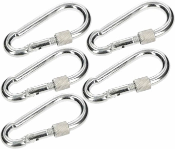 Carabină pivotantă 80 cârlig de frânghie - 5 buc.