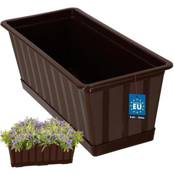 Cutie de balcon 40 cm ghiveci pentru terasă balcon