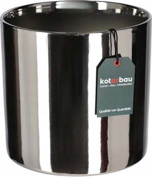 Ghiveci de flori argint ceramică lucioasă fi 230