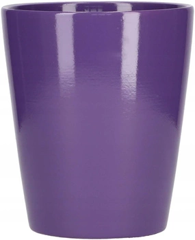 Ghiveci de flori din ceramică violet 12 cm