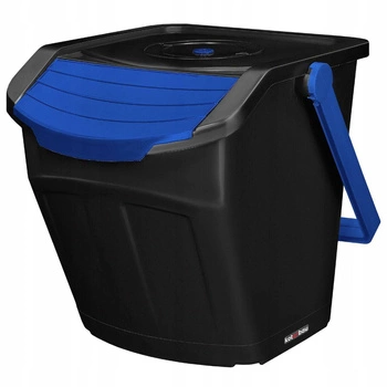 Pubelă de separare a deșeurilor albastru 25l