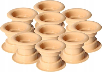 Manșon pentru uși tub ventilat - 10 buc. - Culoare arțar